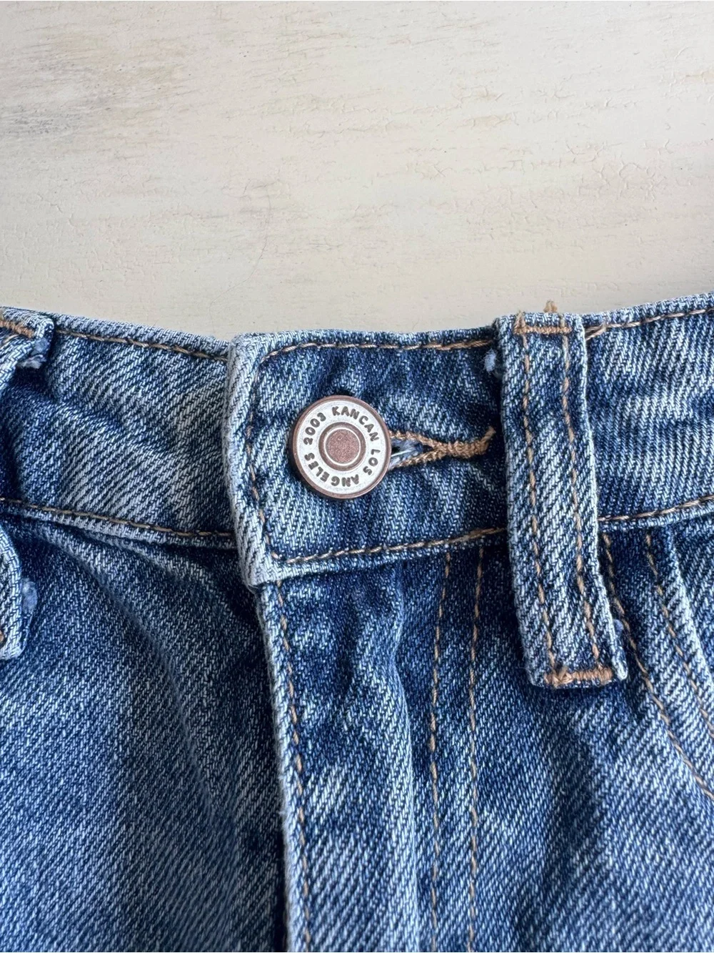 Blue Denim Shorts